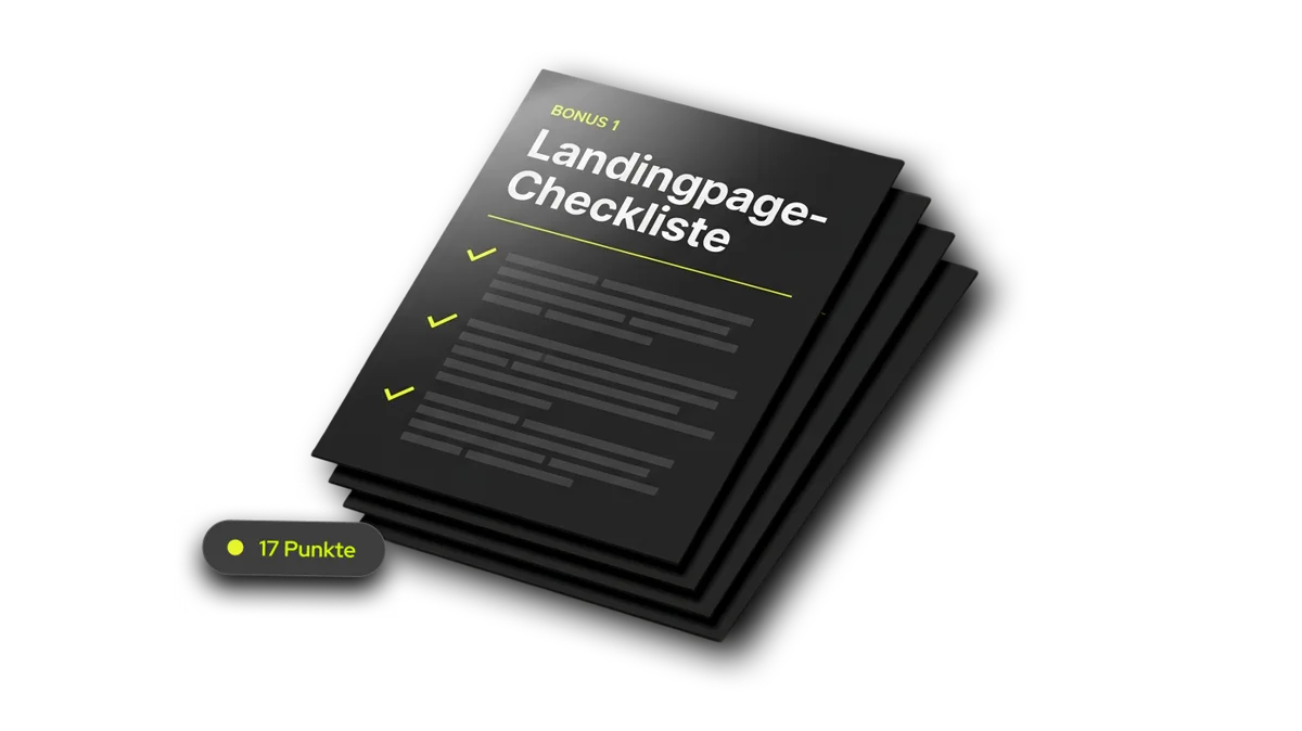 Bonus 1 – Landingpage-Checkliste