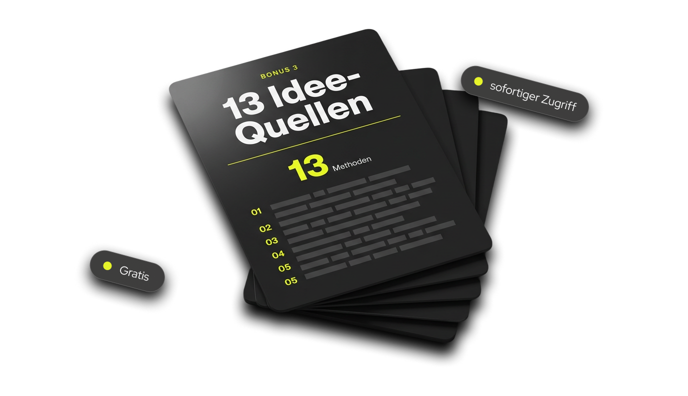 Bonus 3 – 13 Idee-Quellen