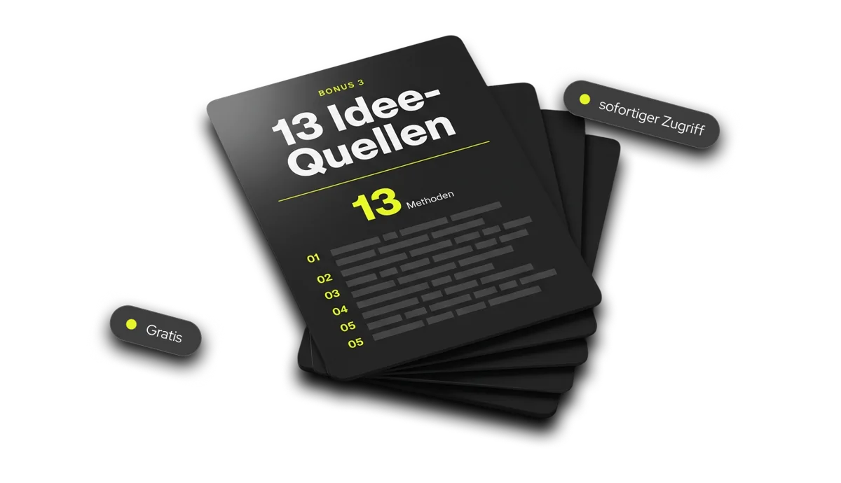 Bonus 3 – 13 Idee-Quellen