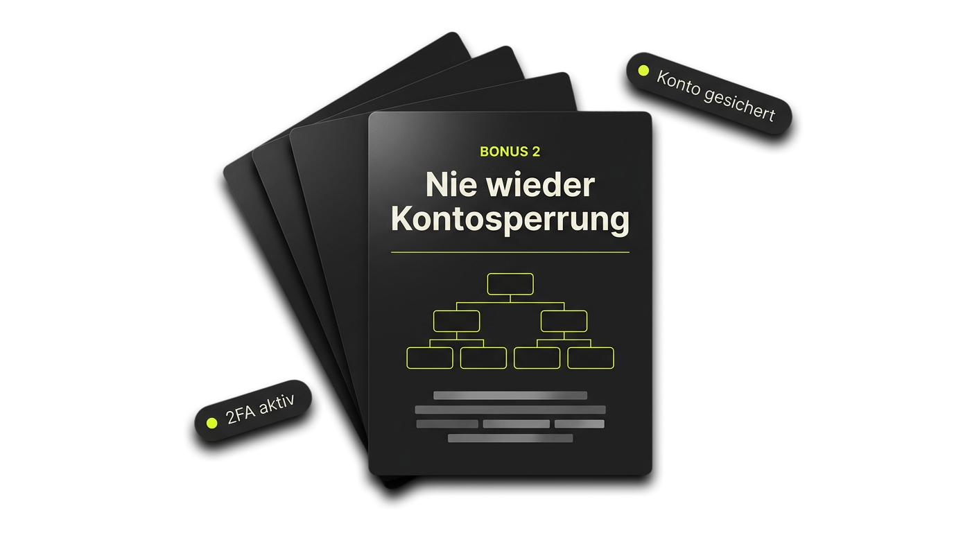 Bonus 2 – Nie wieder Kontosperrung