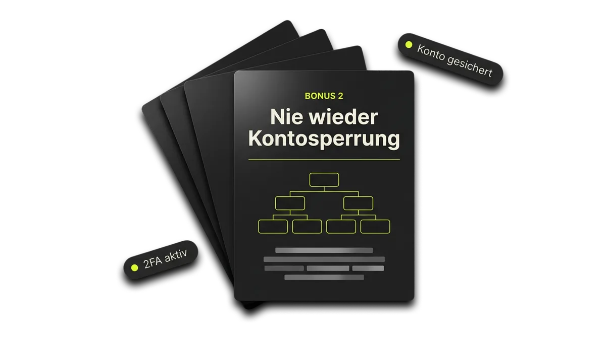 Bonus 2 – Nie wieder Kontosperrung